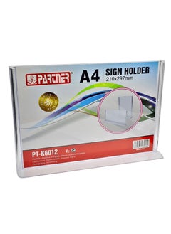 اشتري A4 Size Sign Holder With Horizontal Orientation في الامارات