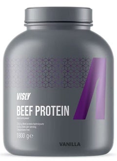 اشتري Beef Protein, Vanilla Flavor, Visly, 1800g, 60 Servings في الامارات