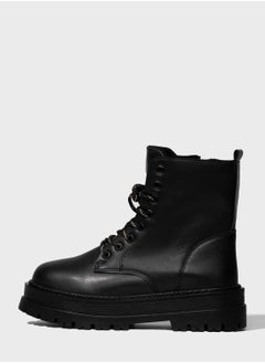 اشتري Casual Lace Up Ankle Boots في السعودية