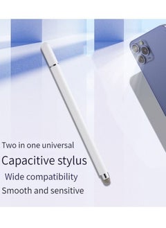 Buy M MIAOYAN drawing homework for students special touch screen pen magnetic suction dual-use mobile phone tablet universal capacitive pen white White in Saudi Arabia