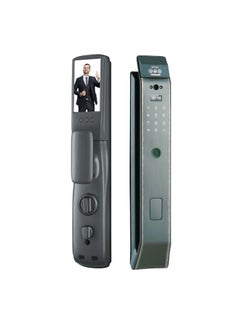 Buy Smart Door Lock with Camera and Night Vision - Works by Fingerprint, Password, Phone App, Magnetic Card or Security Key in Egypt