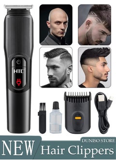 Buy Smart Hair Clippers Electric Turbo Motor Hair Cutting Kit Pro Mens Clippers Cordless Rechargeable Hair Trimmer Set Professional Barbers Grooming Kit in UAE