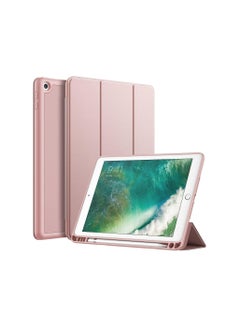Buy iPad Protection Cover with Pencil Holder Pink in Saudi Arabia