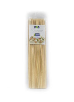 اشتري SNH Packing Bamboo Skewer Wooden Sticks 35cm For BBQ Barbecue Kebab Marshmallow Roasting 100 Pieces في الامارات