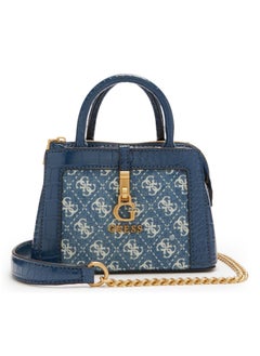 Buy Women's Satchel, Denim Logo, One Size,length 21cm width 15cm height 7cm in UAE