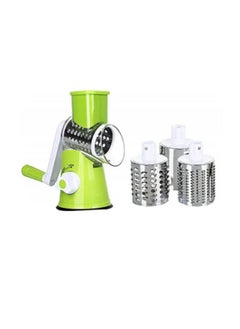 اشتري Kitchen Stainless Steel Mandoline Fruit and Vegetable Slicer with Protective Blade Guard and Finger Peeler Include 5 Blades في الامارات