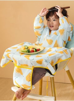 Buy Baby Waterproof Anti-dirty Sleeved Weaning Bib Dining Chair Cover for 6-48 Months in Saudi Arabia