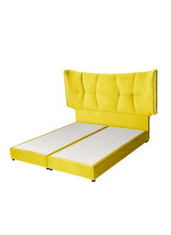 Buy Al Malk | Velvet Bed Frame - Gold in Saudi Arabia