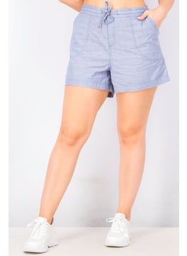 اشتري Women Printed Drawstring Basic Shorts, Storm في السعودية