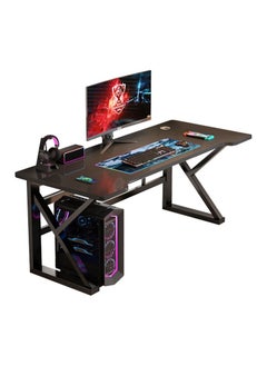 Buy Home Gaming Computer Desk, Study Writing Table, Modern Simple Laptop Table for Students, Teens and Adults, Easy to Assemble (Black) in Saudi Arabia