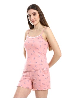 اشتري Women's Summer Short Print Pajama for Comfort - Cashmere في مصر