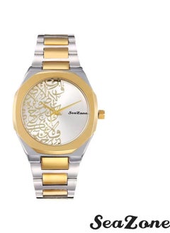 Buy Fashionable men's watch made of stainless steel, waterproof in Saudi Arabia