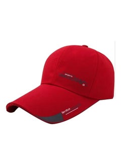 Buy Casual Snapback Cap Red in Saudi Arabia