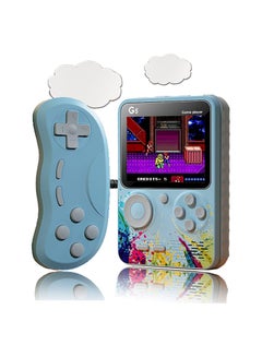 Buy G5 Retro 3 inch Handheld Game Console Built-in 500 Classical FC Games Support for Connecting TV & Two Players(Blue) in UAE