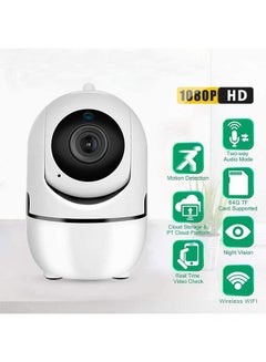 Buy 1080P IP Camera Tuya Smart Surveillance Camera Automatic Tracking Smart Home Security Indoor Wifi Wireless Kids Monitor in Saudi Arabia