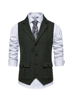 Buy New Retro Lapel Suit Vest in Saudi Arabia