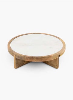 Buy Marble And Wood Cheese Platter in UAE