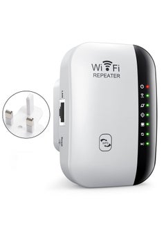 Buy WiFi Booster, 2.4G Wireless Internet Amplifier for Home 300Mbps Superboost Wi-Fi Blast Range Repeater Wireless Mini AP Access Point Easy to Set Up and Cover (300M-New Chip) in Saudi Arabia