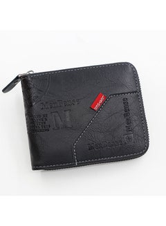 Buy Men's Wallet Short Wallet Card Bag Certificate Bag 11.5*10*3cm in Saudi Arabia