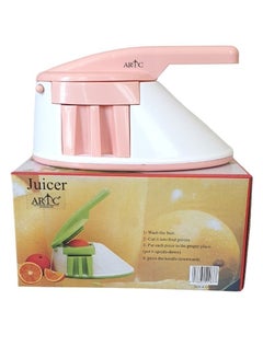 Buy ARTC Manual Hand Press Lemon and Orange Juicer 2 in 1 Pink in UAE