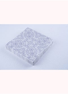 اشتري Medallian S/20 Paper Napkin Blue 33x33cm في الامارات