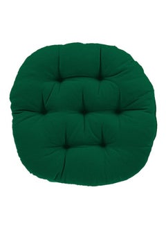 Buy Square Soft Velvet Decorative Cushion with Solid Design and Attractive Colors - Dark Green in Saudi Arabia