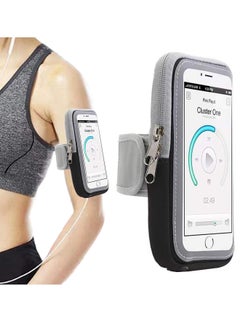 Buy Qiccijoo Running Armband Phone Holder for Running Full Touchscreen Phone Arm Bands for Running Sports Phone Holder with Adjustable Band for iPhone 13 Pro Max 12 11 Xs Xr 8 7 Galaxy S20 S10 S9 S8 in UAE