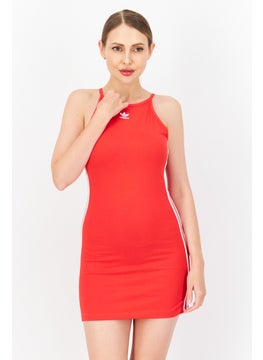 Buy Women Sportswear Fit Outdoor Mini Dress, Red/White in UAE