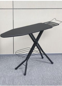 Buy Ironing Board Compact Iron Board with Iron Rest and Hanger & Extra Thick Cover Folding Heavy Duty Ironing Board in UAE