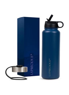 Buy LA’ PRECIOUS Stainless Steel Water Bottle 40 oz - Rust Proof - Leakproof - Keeps Liquids Hot or Cold for Several Hours in UAE