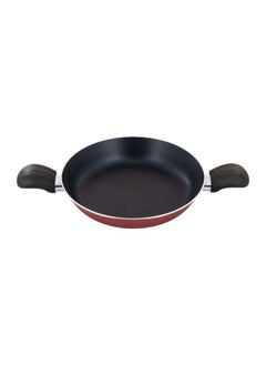 اشتري Vetro Open Fry Pan With Two Ears Non Stick (Coating Interior) 26X4.5Cm  Wine Red K797013/26 في السعودية