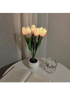 اشتري Tulip Nightlight Decoration Bedroom Bedside Decoration Atmosphere Lamp Table Lamp Gift في الامارات