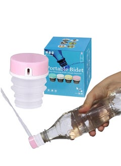 Buy Portable Bidet for Toilet or Travel,Compatible with Every Bottle,Personal Cleansing Use(Pink) in UAE