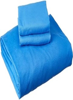 اشتري Fitted bed sheet set 3 PCS (ًBlue) في مصر