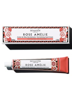 Buy Benamor Rose Amelie Moisturising Hand Cream with Shea Butter Argan Oil Aloe Vera Natural Ingredients Paraben Free Vegan 50ml in UAE