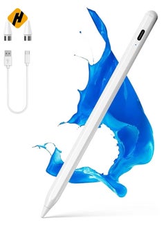 Buy Stylus Pen for iPad with Tilt Sensitive and Magnetic Design, Digital Pencil Compatible with 2018 and Later Model, Apple iPad Pro 11/12.9 Inch in Saudi Arabia