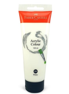 Buy Acrylic Color Paint 120ml White in UAE