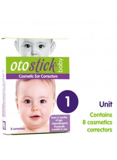 Otostick Cosmetic Ear Corrector - Solves Big Ear Problem (8U) - Best Alternative Short of Surgery - Spanish Box