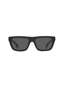 Buy Men Square Sunglasses BOSS 1450/S MTBK GREY 57 Lens Size : 57 mm in UAE