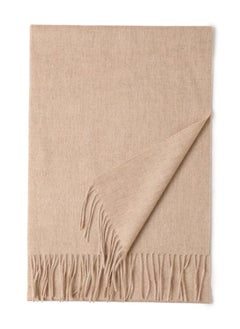 Buy Solid Color Soft And Comfortable Wool Scarf in UAE