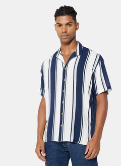 Buy Striped Short Sleeve Shirt in Saudi Arabia