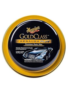 Buy Paste wax car polish golden luxury car wax in the form of paste yellow color weight 311 g American from Meguiars Gold Class Carnauba Plus in Saudi Arabia