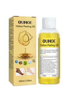 Buy 100ml Super Strength Yellow Peeling Oil Exfoliating Dark Skin for Body, Yellow Peeling Oil Body Whitening Skins, Butter Peeling Lightening Brighten Complexion for Cleansing and Moisturizing in Saudi Arabia