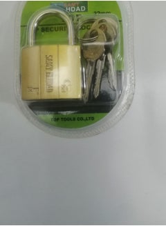 Buy Heavy Duty Brass Padlock 30mm - Small Size - 90g - Star Key Not Duplicated - Very High Security - With 3 Copy Keys in Egypt