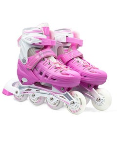 اشتري Inline and Roller Skates Shoes for Kids Youth full Set With Helmet and Protection في الامارات