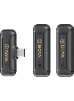 Buy BY-WM3T2-U2 Mini 2.4GHz Wireless Microphone With Type-C Port - Black in Saudi Arabia