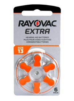Buy Rayovac Extra 1.45V Hearing Aid Batteries Size 13 – One Card. Made in UK. in Saudi Arabia