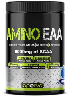 اشتري Laperva Amino EAA + Glutamine, Blue Raspberry, 390 Gm في السعودية