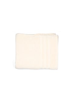 Buy Soft Highly Absorbent Premium Quality Beach Towel Ivory 100 x 150 cm in Saudi Arabia