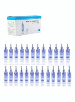 Buy Derma Ultima A6 Replacement Cartridge 12 Needles 25 Pieces Blue 8cm in Saudi Arabia